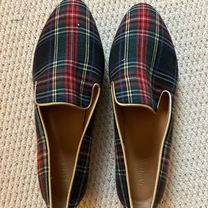 Plaid jcrew shoes, worn once, size 9